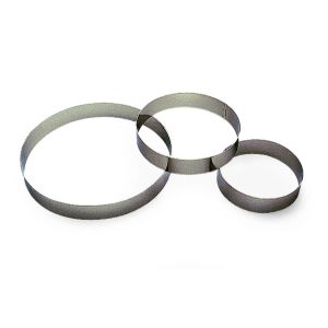 Aro para postre inox - Espesor 1 mm- Ø160 mm A35 mm