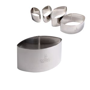Calisson - inox - 53 x 53 x 30 mm