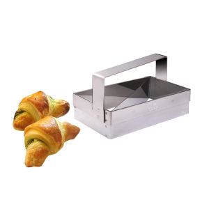 St/st small croissant cutter - 100 x 65 x 90 mm