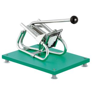 Corta-patatas HACCP con cuchilla estañada y empujador 10x10mm