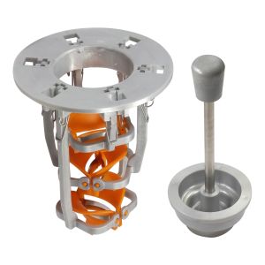 Cabezal pelador completo intercambiable - zanahorias Ø boca: 6 cm  - Con empujador