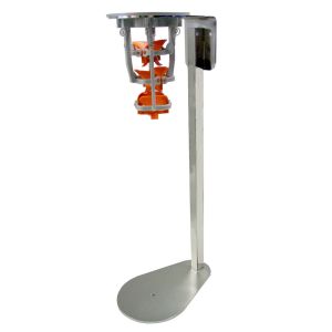 Pelador sobre pie inox - zanahorias grandes - Ø boca: 6 cm.