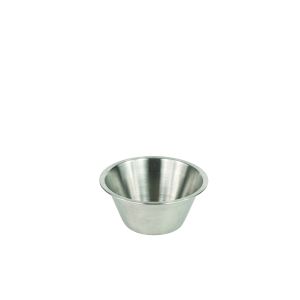 Bassine fond plat - inox - 20 cm