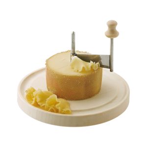 Traditional cheese girolle rotary grater - Certified FSC maple wooden base