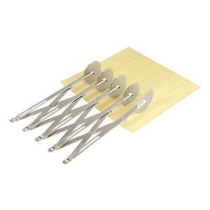 St/st dough cutter - 5 casters