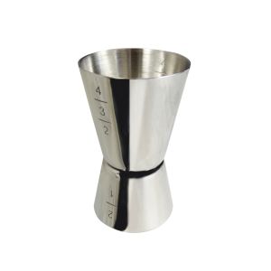 Medidor licor doble 2-4cl. Inox