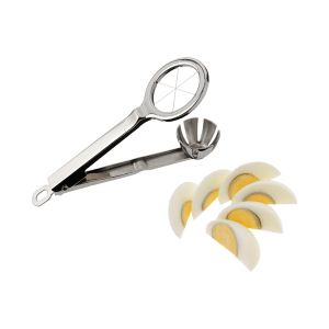 St/st egg wedge cutter - 6 quarters