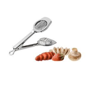 Coupe-rondelles fraises / champignons inox - 6 mm