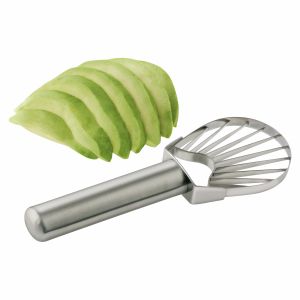 St/st avocado peeler and slicer