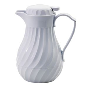 Pichet isotherme blanc torsadé - 1,2 L