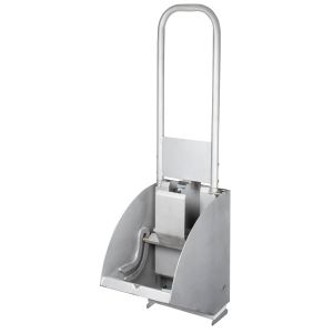 Presse-boîtes - inox - 28,5 x 40,5 x 112 cm