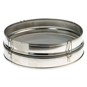 Tamis inox 3 pièces Ø30 cm - toiles interchangeables - maille fine n°25