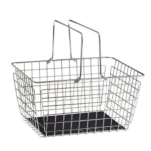 Carro snacking con placa plástico - acero cromado