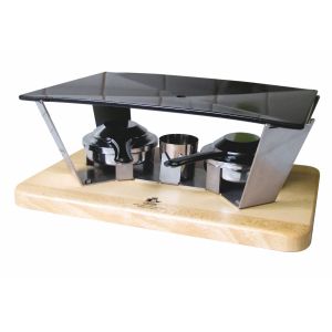 Planchetta 4 pers. - socle bois