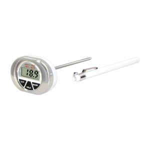Mini thermomètre électronique sonde digital - fer blanc -50°C +150°C