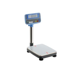 Balance électronique professionnelle à colonne - 150kg - IP51 - précision 20g - plateau amovible inox 33 x 43 cm