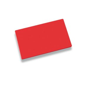 Planche PE HD 500 - rouge - 530 x 325 x 20 mm